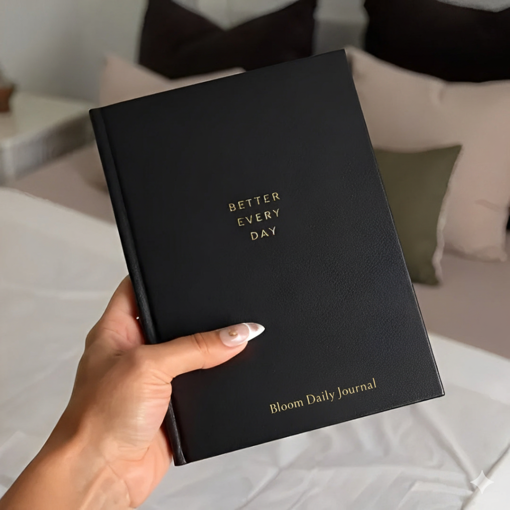 Diario Guidato Bloom: Amore, Crescita e Chiarezza Mentale Personale